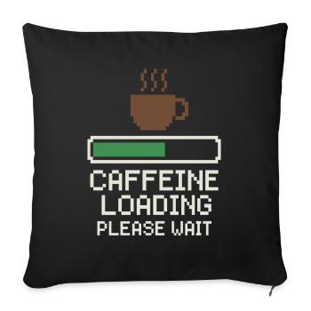 Barista Espresso Crew Café Slinger Latte - Housse de coussin décorative 45 x 45 cm - noir - Devant