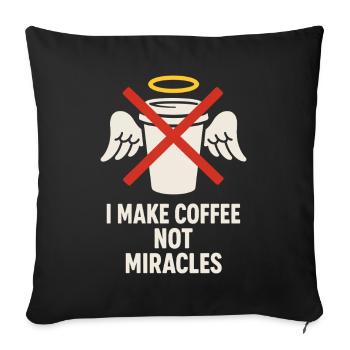 Barista Espresso Crew Café Slinger Latte - Housse de coussin décorative 45 x 45 cm - noir - Devant