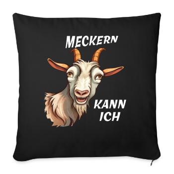 CHÈVRE DÉRANGEANT JE PEUX - Housse de coussin décorative 45 x 45 cm - noir - Devant