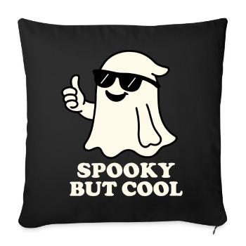 Cool mit Sonnenbrille - Sofakissenbezug 45 x 45 cm - Schwarz - Vorne