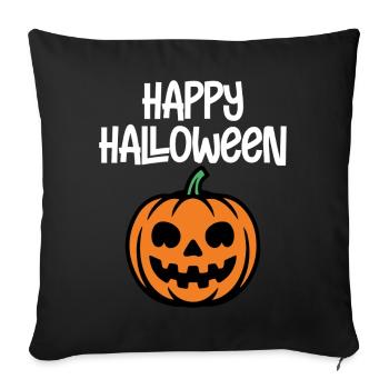 Joyeux halloween - Housse de coussin décorative 45 x 45 cm - noir - Devant