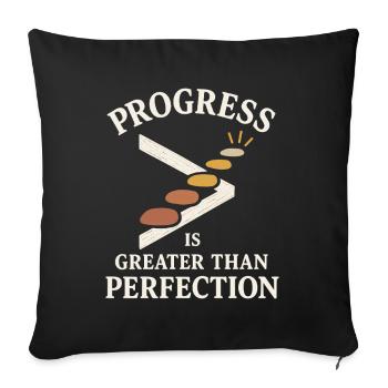 Staff for Alternative Education Teacher Second - Sofa pillowcase 17,3'' x 17,3'' (45 x 45 cm) - black - Front
