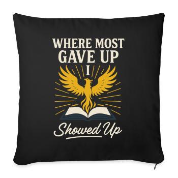 Staff for Alternative Education Teacher Second - Sofa pillowcase 17,3'' x 17,3'' (45 x 45 cm) - black - Front