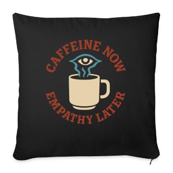 Future psychologist diagnose me - Sofa pillowcase 17,3'' x 17,3'' (45 x 45 cm) - black - Front