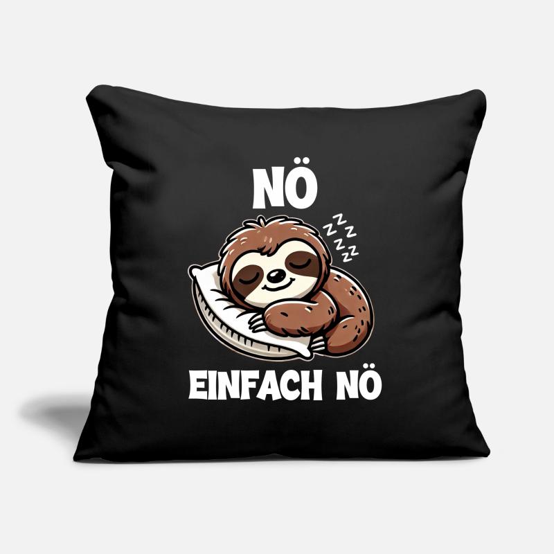 Nope just nope sloth lover sloths sloth sloth Sofa pillowcase 17,3'' x 17,3'' (45 x 45 cm)