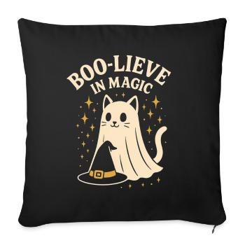 Katzengeist Zauberhaftes Halloween Design - Housse de coussin décorative 45 x 45 cm - noir - Devant