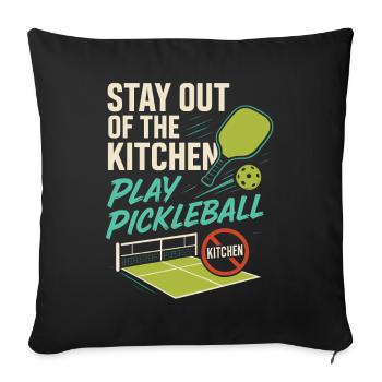 I'm an electrician, of course I drink - Sofa pillowcase 17,3'' x 17,3'' (45 x 45 cm) - black - Front