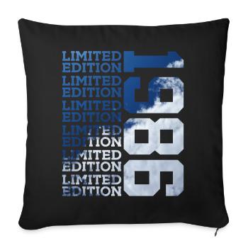 40 ANS ÉDITION LIMITÉE 1986 40E ANNIVERSAIRE - Housse de coussin décorative 45 x 45 cm - noir - Devant