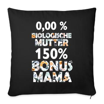 Mom Bonus Mom Mom Mommy Mother's Day Gift - Sofa pillowcase 17,3'' x 17,3'' (45 x 45 cm) - black - Front
