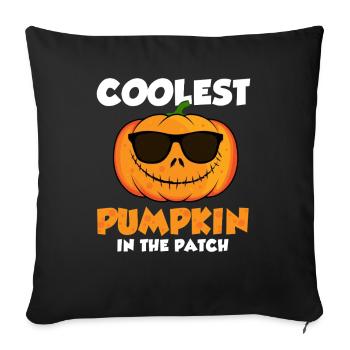 Der coolste Kürbis in der Charge Halloween - Sofakissenbezug 45 x 45 cm - Schwarz - Vorne