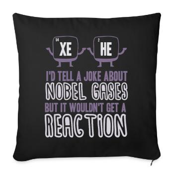 Chimie Chimiste Professeur de chimie Drôle de science - Housse de coussin décorative 45 x 45 cm - noir - Devant