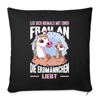 Funny Sayings Fun Outfits Irony Sarcasm - Sofa pillowcase 17,3'' x 17,3'' (45 x 45 cm) - black - Front
