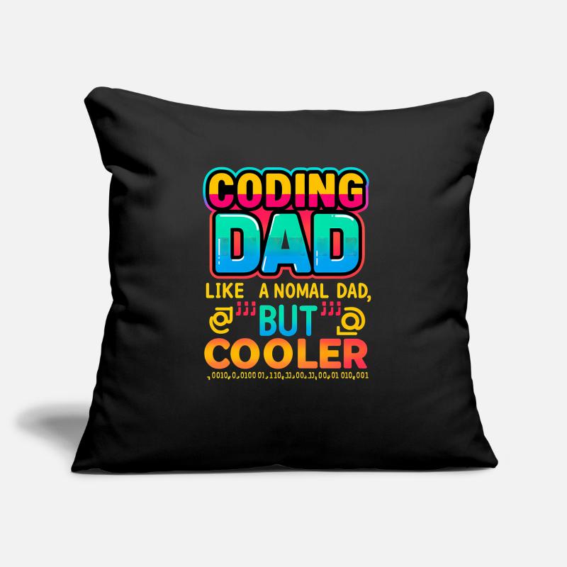 Coding Dad Cooler, Programmer  Sofa pillowcase 17,3'' x 17,3'' (45 x 45 cm)