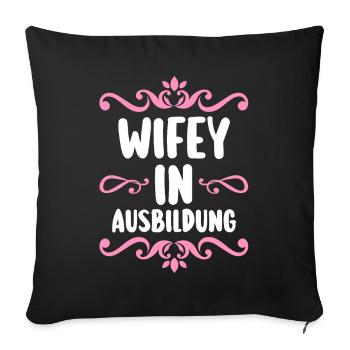 Bachelor Party Team Bride Hen Party - Sofa pillowcase 17,3'' x 17,3'' (45 x 45 cm) - black - Front