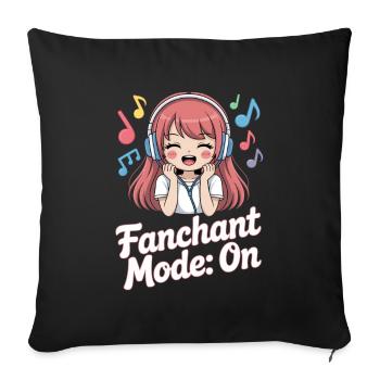 K-Pop Fanchant Korea Music - Sofa pillowcase 17,3'' x 17,3'' (45 x 45 cm) - black - Front