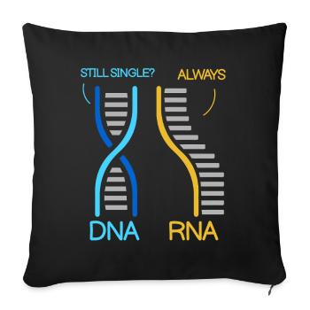 Biology Teacher Biologist Microbiology Biologist - Sofa pillowcase 17,3'' x 17,3'' (45 x 45 cm) - black - Front