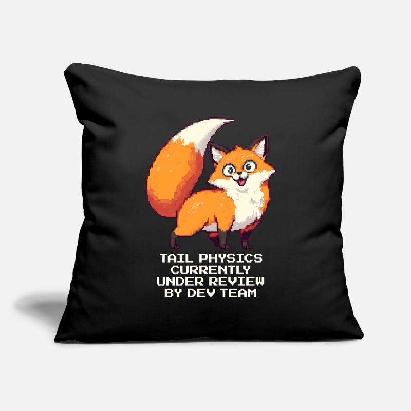 Schwanzphysik in Prüfung | Fuchs, Dev, Humor Sofakissenbezug 45 x 45 cm