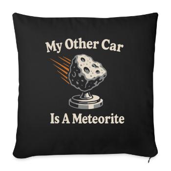 Meteoritskollektor Gefallen Stern Kosmisches - Sofakissenbezug 45 x 45 cm - Schwarz - Vorne