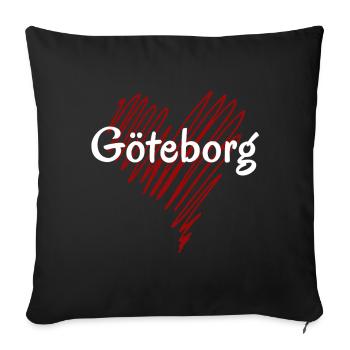 Master Gothenburg, Gothenburg Sweden - Sofa pillowcase 17,3'' x 17,3'' (45 x 45 cm) - black - Front