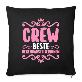 Bachelor Party Team Bride Hen Party - Sofa pillowcase 17,3'' x 17,3'' (45 x 45 cm) - black - Front