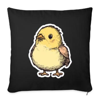 Chick - Sofa pillowcase 17,3'' x 17,3'' (45 x 45 cm) - black - Front