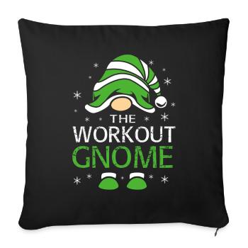 Gnome - Sofa pillowcase 17,3'' x 17,3'' (45 x 45 cm) - black - Front