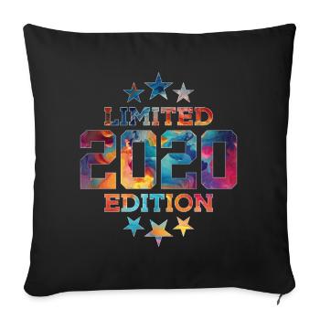 ÉDITION LIMITÉE 6E ANNIVERSAIRE 2020 - Housse de coussin décorative 45 x 45 cm - noir - Devant