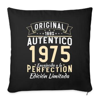 Original 1975 Authentic Édition Limitée - Housse de coussin décorative 45 x 45 cm - noir - Devant