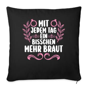 Bachelor Party Team Bride Hen Party - Sofa pillowcase 17,3'' x 17,3'' (45 x 45 cm) - black - Front