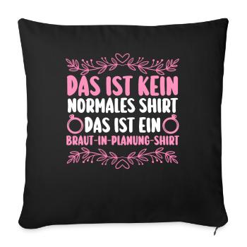Bachelor Party Team Bride Hen Party - Sofa pillowcase 17,3'' x 17,3'' (45 x 45 cm) - black - Front