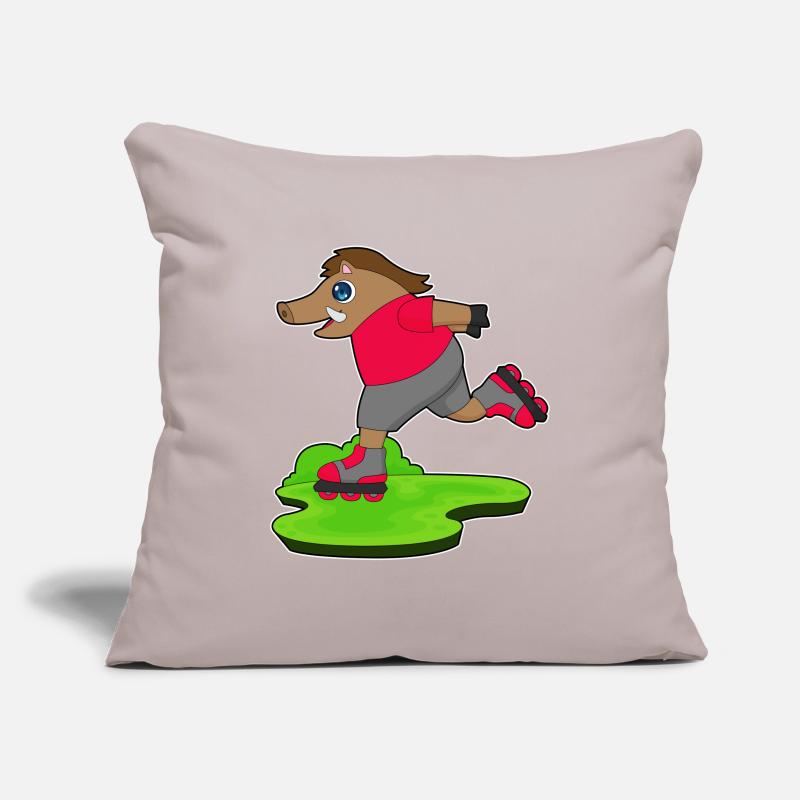 Eber Rollers Rollers Sport Housse de coussin décorative 45 x 45 cm