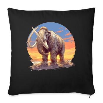 Mammoths Mammoth - Sofa pillowcase 17,3'' x 17,3'' (45 x 45 cm) - black - Front