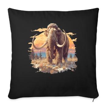 Mammoths Mammoth - Sofa pillowcase 17,3'' x 17,3'' (45 x 45 cm) - black - Front