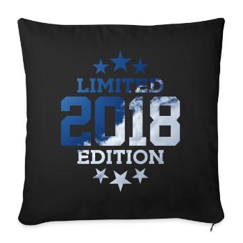 ÉDITION LIMITÉE 8E ANNIVERSAIRE 2018 - Housse de coussin décorative 45 x 45 cm - noir - Devant