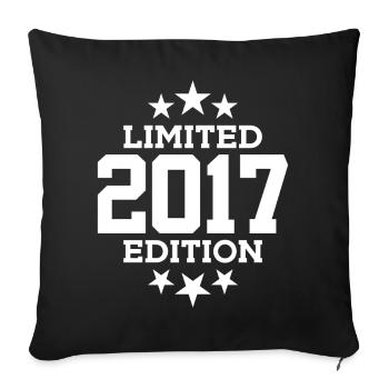 ÉDITION LIMITÉE 2017 9E ANNIVERSAIRE - Housse de coussin décorative 45 x 45 cm - noir - Devant
