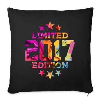 ÉDITION LIMITÉE 2017 9E ANNIVERSAIRE - Housse de coussin décorative 45 x 45 cm - noir - Devant