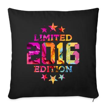 ÉDITION LIMITÉE 2016 10E ANNIVERSAIRE - Housse de coussin décorative 45 x 45 cm - noir - Devant
