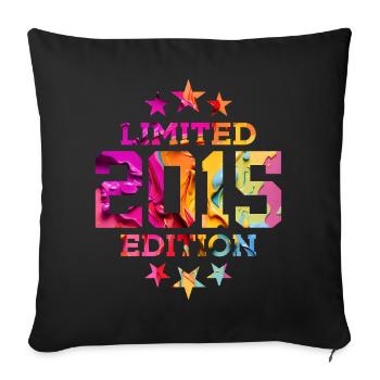 ÉDITION LIMITÉE 2015 11E ANNIVERSAIRE - Housse de coussin décorative 45 x 45 cm - noir - Devant