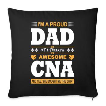 Funny Nurse Gifts Nursing Outfits - Sofa pillowcase 17,3'' x 17,3'' (45 x 45 cm) - black - Front