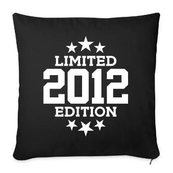 LIMITED EDITION 2012 14TH BIRTHDAY - Sofa pillowcase 17,3'' x 17,3'' (45 x 45 cm) - black - Front