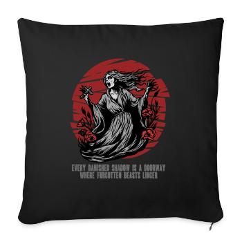 Banshee Mythological Creatures - Sofa pillowcase 17,3'' x 17,3'' (45 x 45 cm) - black - Front