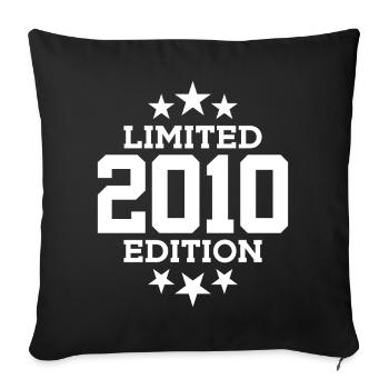 ÉDITION LIMITÉE 2010 16E ANNIVERSAIRE - Housse de coussin décorative 45 x 45 cm - noir - Devant