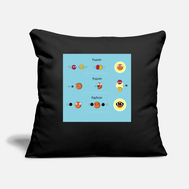 Physique Physicien Professeur de sciences Drôle de dicton Housse de coussin décorative 45 x 45 cm