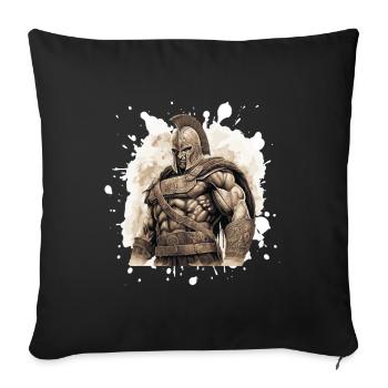 Spartan Muscles Gladiator Gym - Sofa pillowcase 17,3'' x 17,3'' (45 x 45 cm) - black - Front