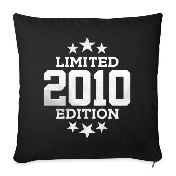 ÉDITION LIMITÉE 2010 16E ANNIVERSAIRE - Housse de coussin décorative 45 x 45 cm - noir - Devant