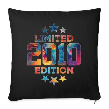 ÉDITION LIMITÉE 2010 16E ANNIVERSAIRE - Housse de coussin décorative 45 x 45 cm - noir - Devant