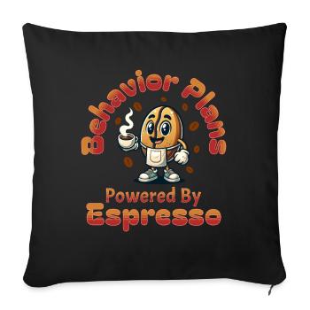 L’autisme n’est pas un trouble, c’est de la magie - Housse de coussin décorative 45 x 45 cm - noir - Devant