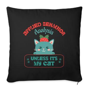 La neurodiversité est mon superpouvoir - Housse de coussin décorative 45 x 45 cm - noir - Devant
