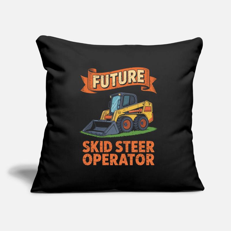 Skid Steer Operator Skid Steer Loader Sofa pillowcase 17,3'' x 17,3'' (45 x 45 cm)