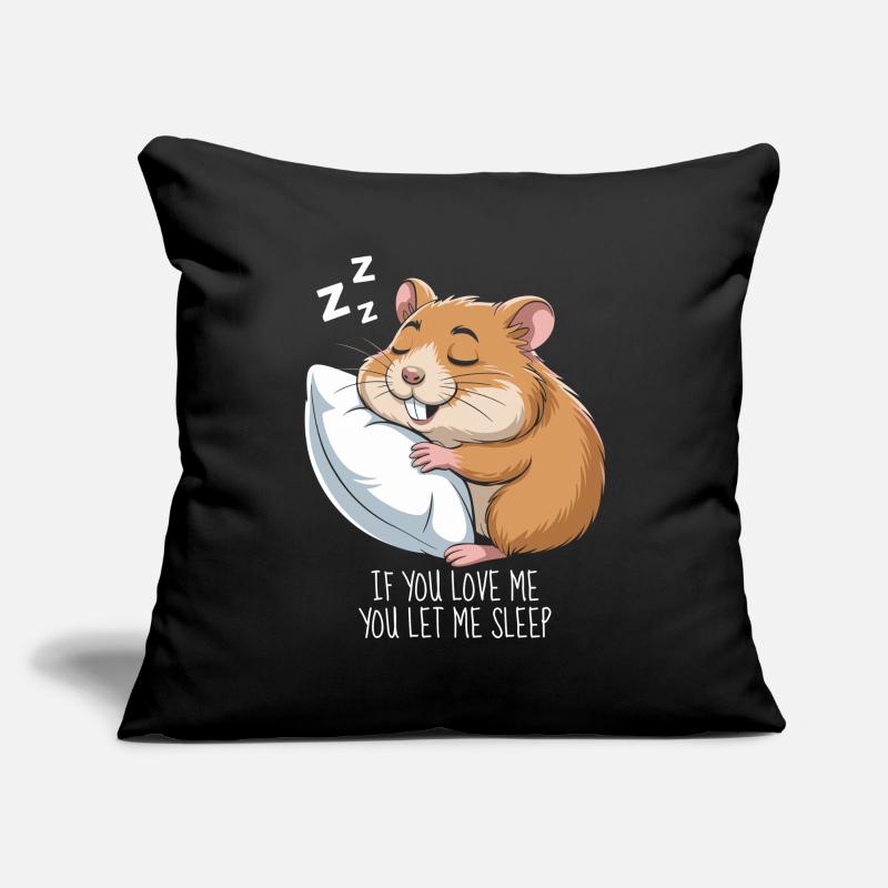 Hamster Sleeping Sofa pillowcase 17,3'' x 17,3'' (45 x 45 cm)